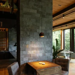 SLV hanglamp Light Eye 150, zwart, Ø 15 cm, metaal