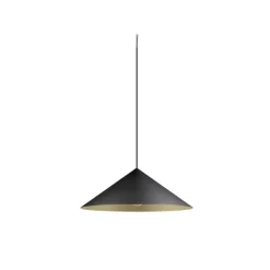SLV hanglamp Magico, Ø 55 cm, zwart/goudkleurig, metaal
