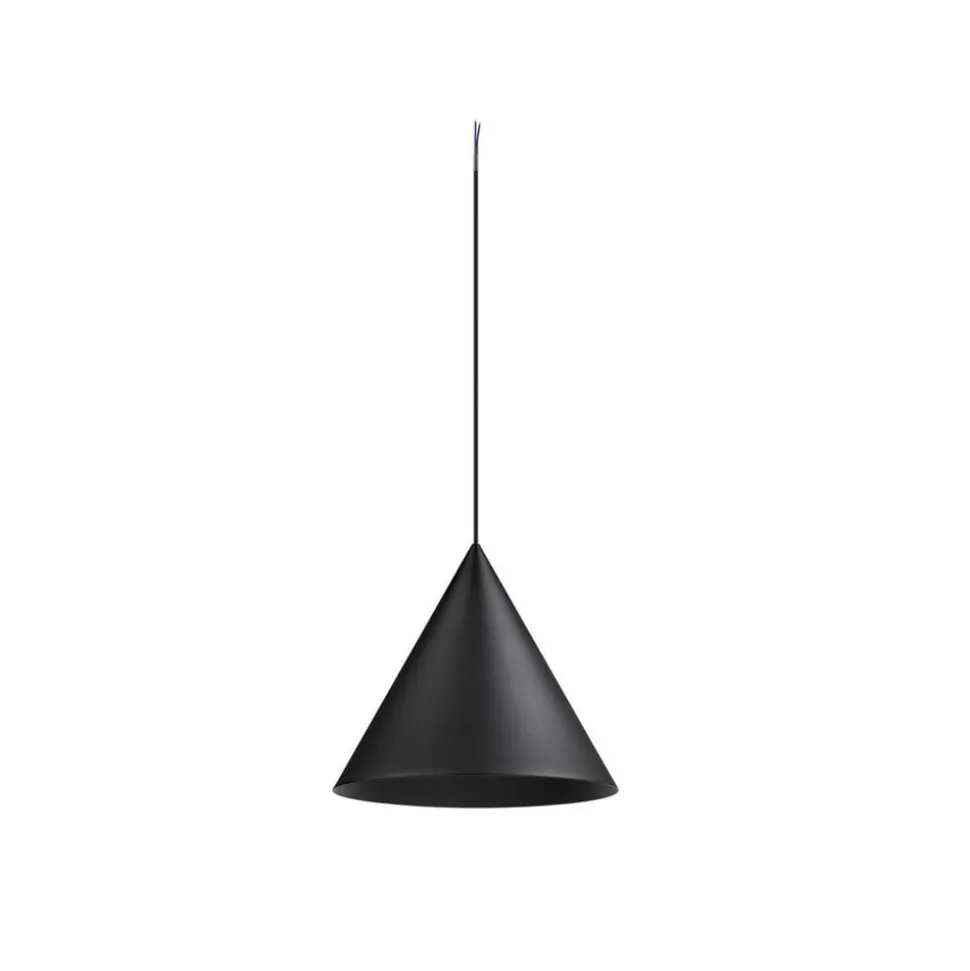 SLV hanglamp Magico, Ø 38 cm, zwart mat, metaal