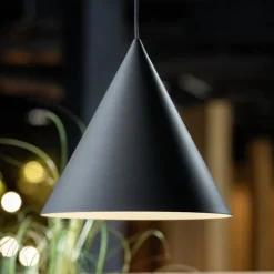 SLV hanglamp Magico, Ø 38 cm, zwart/goudkleurig, metaal