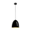 SLV hanglamp Para Cone, Ø 30 cm, zwart/goudkleurig