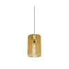 SLV hanglamp Wud, hout licht, Ø 25 cm, hout