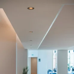 SLV Hoorn inbouwlamp, QPAR51, zwart, aluminium, Ø 10,5 cm