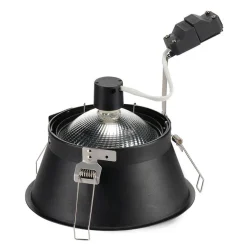 SLV Horn inbouwlamp, zwart, verblindingsvrij