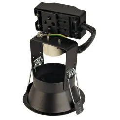 SLV Horn inbouwspot GU10, mat zwart