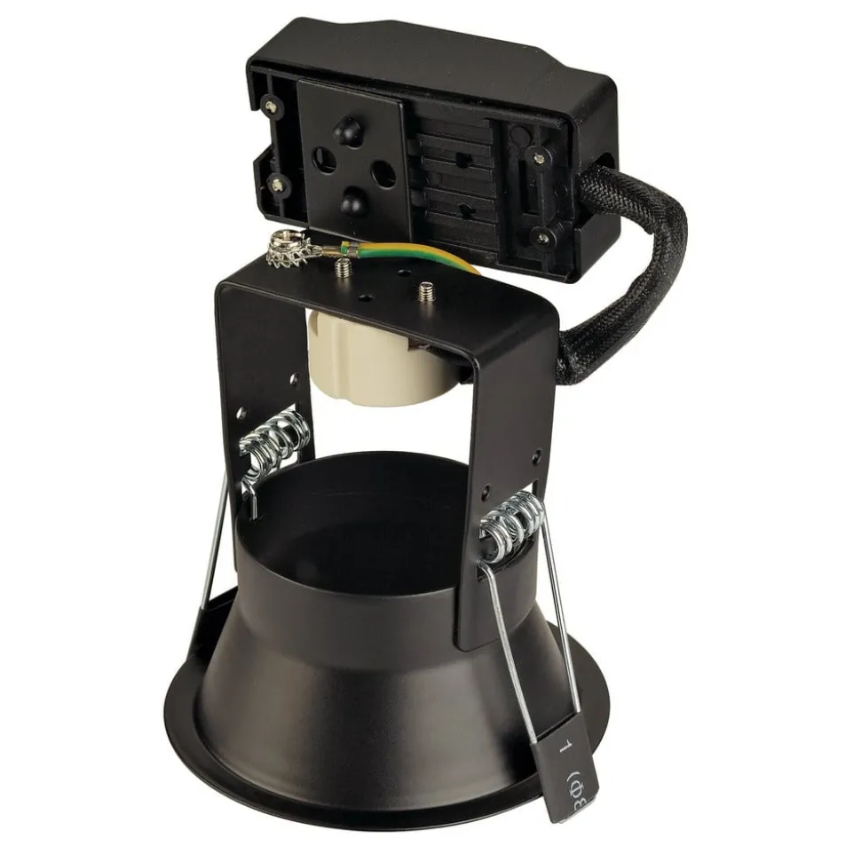 SLV Horn inbouwspot GU10, mat zwart