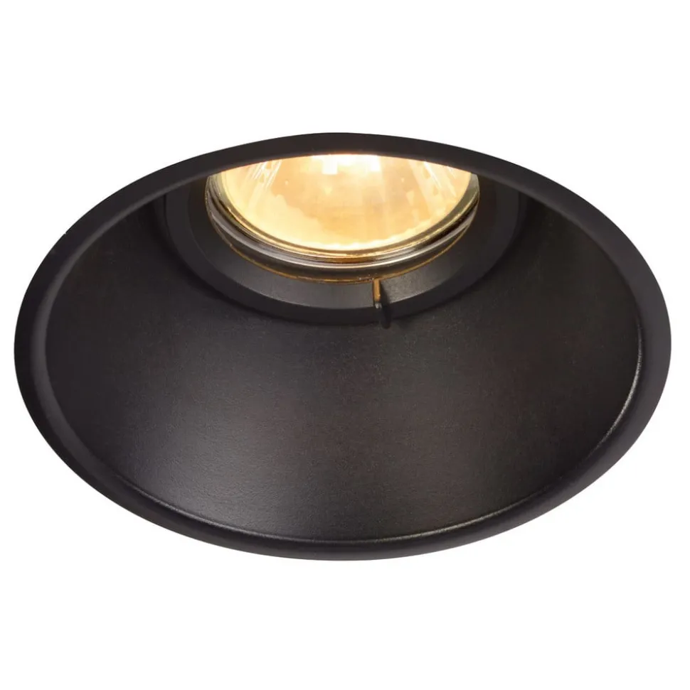 SLV Horn O inbouwlamp zwart