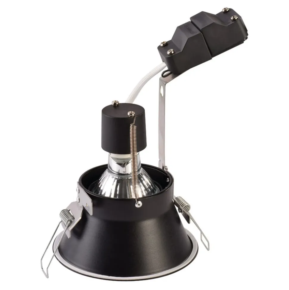 SLV Horn O inbouwlamp zwart