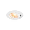 SLV Inbouw plafondlamp New Tria, wit, aluminium, Ø 8,2 cm