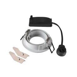 SLV Inbouw plafondlamp New Tria, wit, aluminium, Ø 8,2 cm