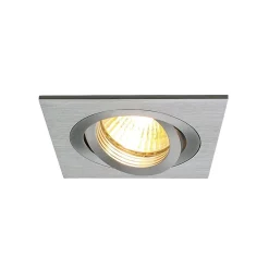SLV inbouwspot New Tria 1 GU10, aluminium