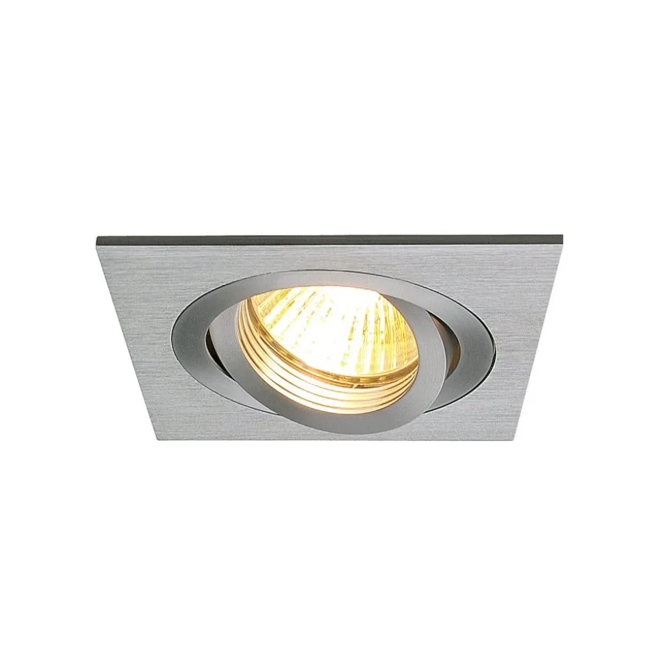 SLV inbouwspot New Tria 1 GU10, aluminium