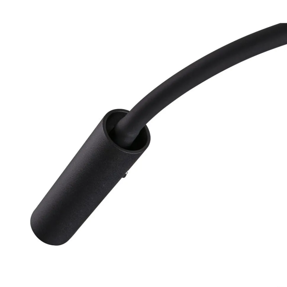 SLV Karpo Goose LED wandlamp, dimbaar, zwart