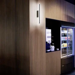 SLV LED badkamer wandlamp One Linear, 52 cm, zwart, CCT