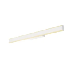 SLV LED badkamer wandlamp One Linear, 70 cm, wit, metaal, CCT