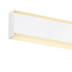 SLV LED badkamer wandlamp One Linear, 70 cm, wit, metaal, CCT