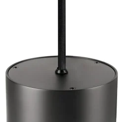 SLV LED hanglamp Oculus, bronskleurig, Ø 9 cm, dimbaar naar warm