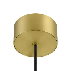 SLV LED hanglamp Quimera, messingkleurig, Ø 8 cm, CCT