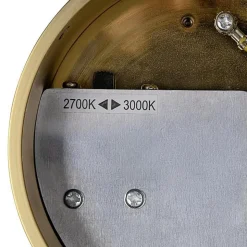 SLV LED hanglamp Quimera, messingkleurig, Ø 8 cm, CCT