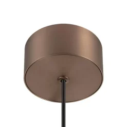 SLV LED hanglamp Quimera, koperkleurig, Ø 8 cm, CCT