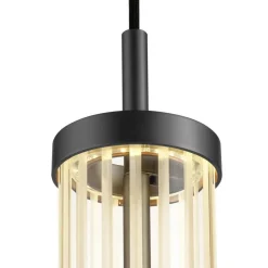 SLV LED hanglamp Quimera, bronskleurig, Ø 8 cm, CCT