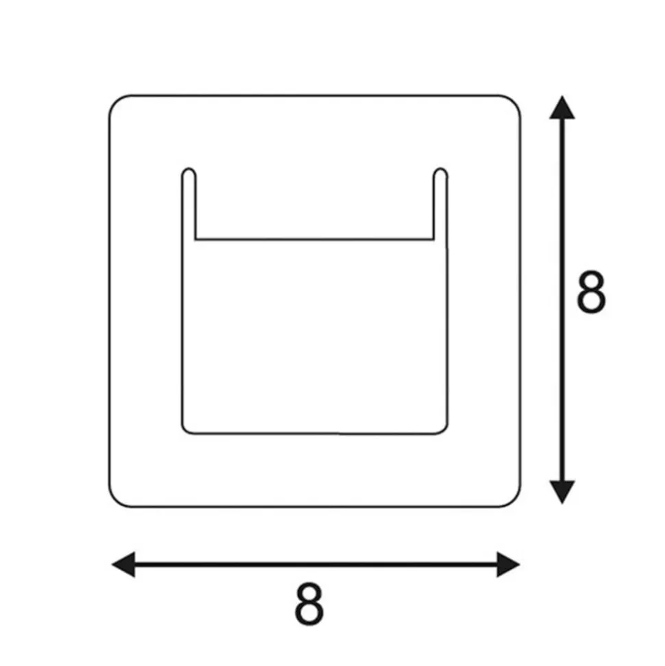 SLV LED inbouwlamp Downunder Pur 80 LED wit