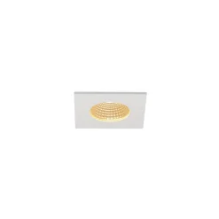 SLV LED inbouwlamp Patta-I, wit, aluminium, lengte 8 cm
