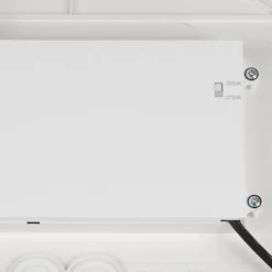 SLV LED plafondlamp Decona, Ø 42 cm, wit/goudkleurig, metaal