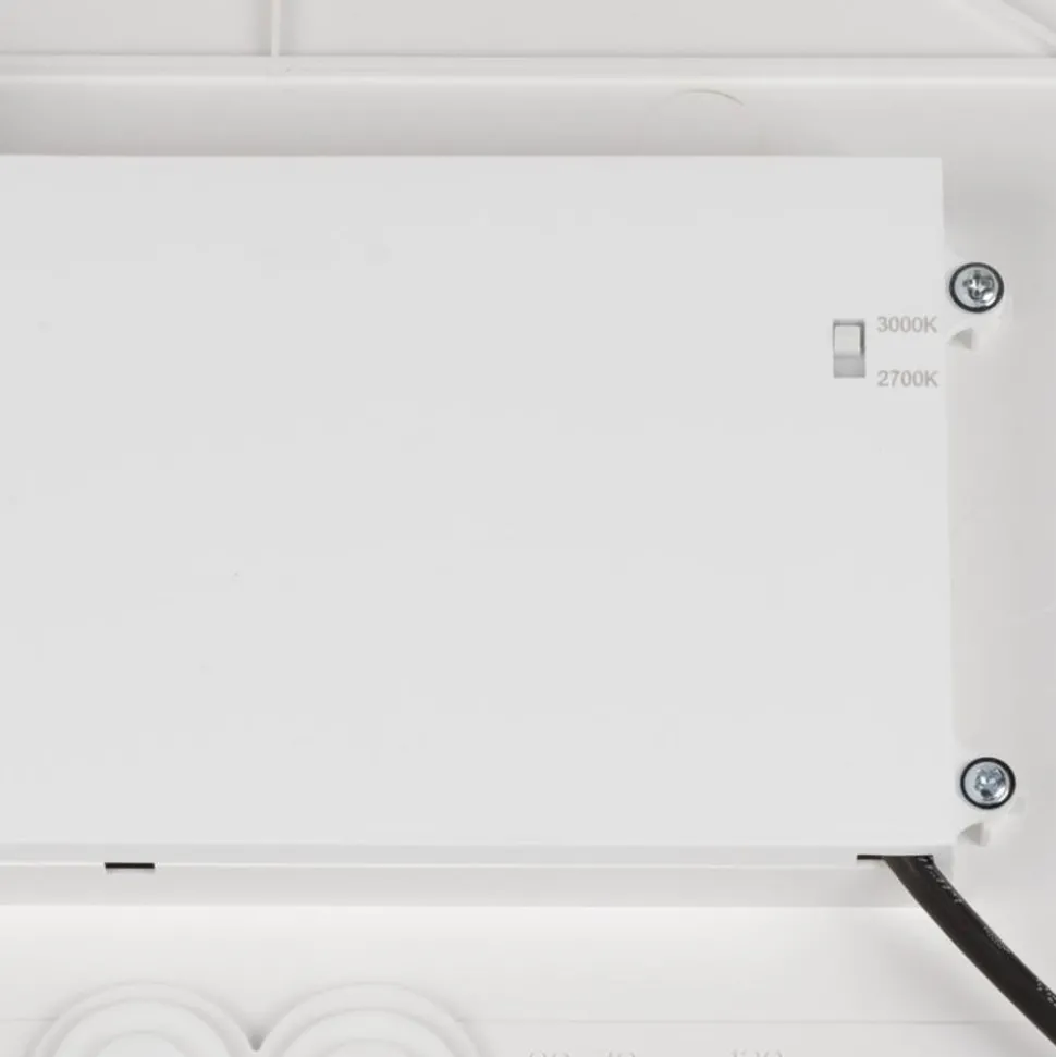 SLV LED plafondlamp Decona, Ø 42 cm, wit/goudkleurig, metaal