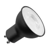 SLV LED reflectorlamp GU10, 6 W, 3.000K, dimbaar, zwart