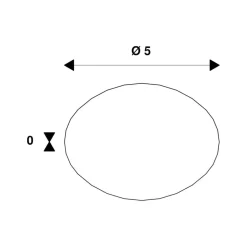 SLV LED reflectorlamp GU10, 6 W, 3.000K, dimbaar, zwart