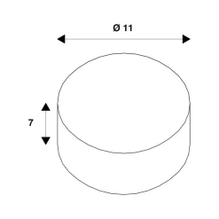 SLV LED reflectorlamp QPAR111, 2.700 K, GU10, 12 W, dimbaar