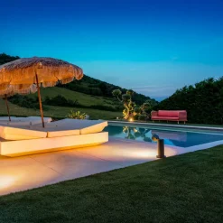 SLV LED sokkellamp R-Cube 35, antraciet, aluminium, hoogte 35 cm