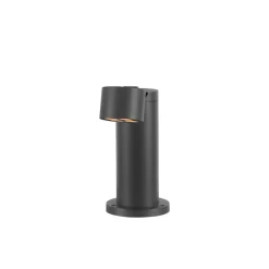 SLV LED sokkellamp R-Cube 35, antraciet, aluminium, hoogte 35 cm