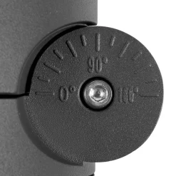 SLV LED sokkellamp R-Cube 35, antraciet, aluminium, hoogte 35 cm