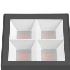 SLV LED tuinpadverlichting S-Cube 75, antraciet, aluminium, hoogte 75 cm