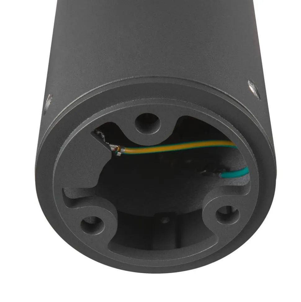 SLV LED tuinpadverlichting I-Ring, antraciet, aluminium, hoogte 65 cm