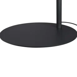 SLV LED vloerlamp One Bow FL, zwart, staal, hoogte 232 cm