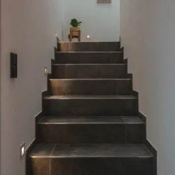 SLV LED wand inbouwlamp Mobala, wit, aluminium, 3.000 K