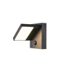 SLV LED wandlamp Abridor, antraciet, breedte 14 cm, sensor