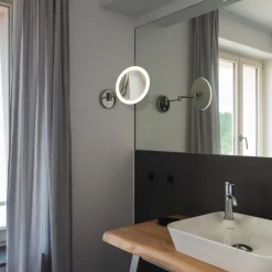 SLV Maganda LED wandspiegel rond justeerbaar CCT