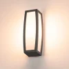 SLV Meridian Box buitenwandlamp, antraciet, breedte 13 cm