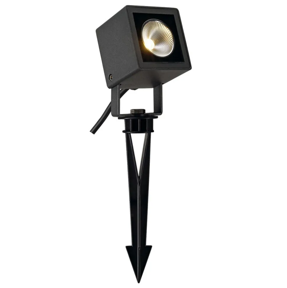 SLV Nautilus 10 prikspot, hoekig, antraciet