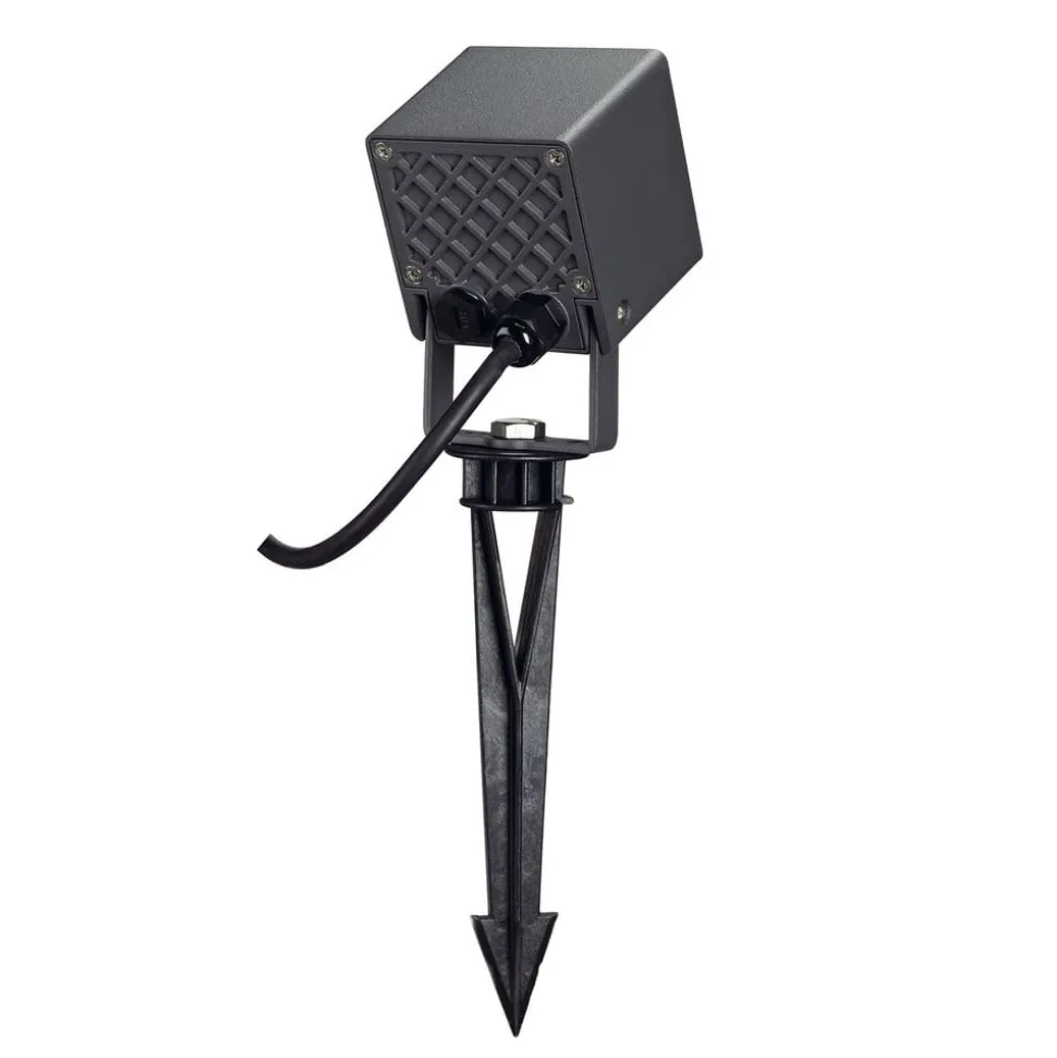 SLV Nautilus 10 prikspot, hoekig, antraciet