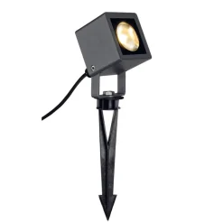 SLV Nautilus 10 prikspot, hoekig, antraciet