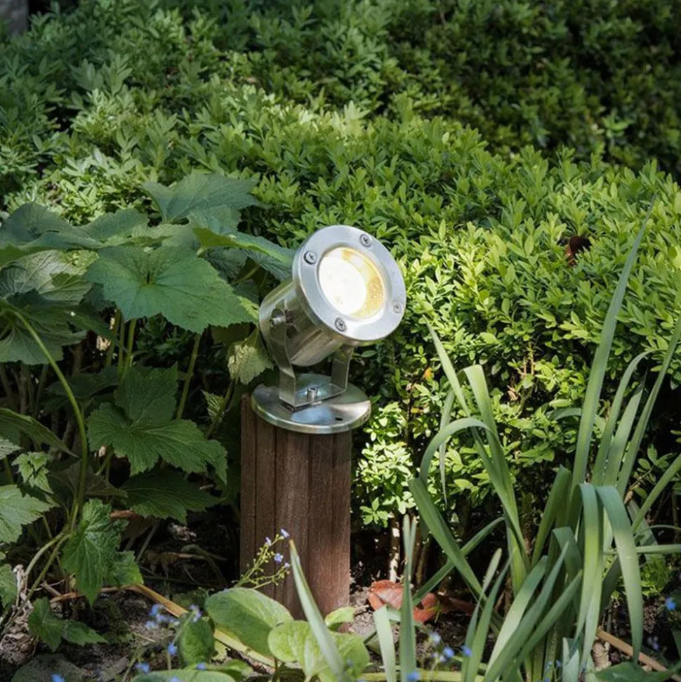 SLV Nautilus buitenspot, roestvrij staal