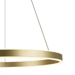 SLV One 60 LED hanglamp, CCT, messing, Ø 60 cm