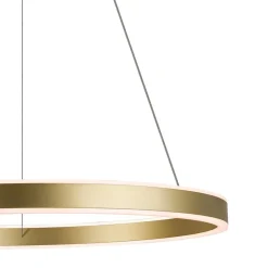 SLV One 60 LED hanglamp, CCT, messing, Ø 60 cm