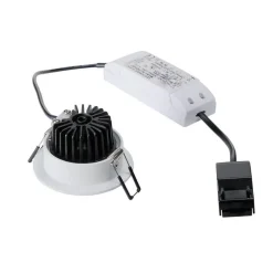 SLV Patta-I LED inbouwlamp, rond, mat wit