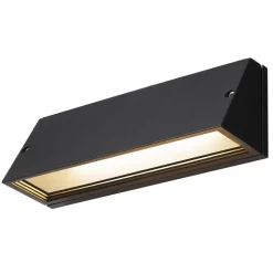 SLV Pema LED buitenwandlamp, CCT, zwart